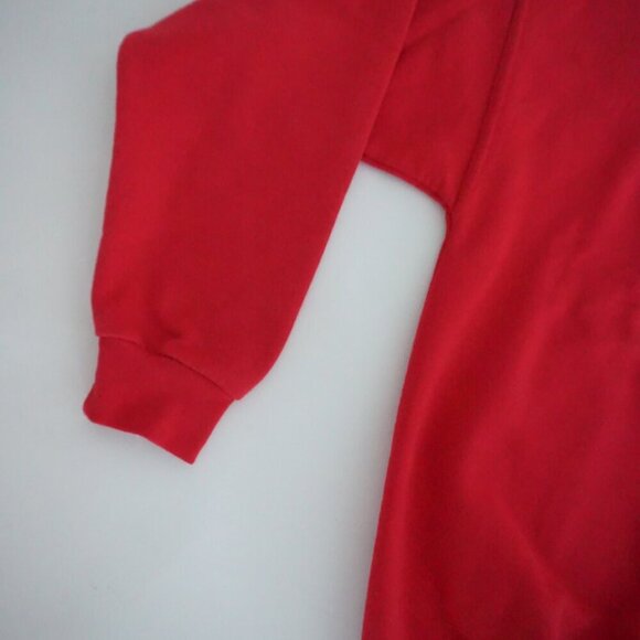 Vintage Northern Reflection Red Embroidered Christmas Collared Sweater M - Picture 8 of 11